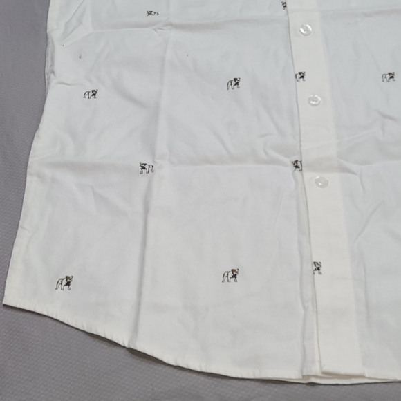 Bulldog dress shirt by Club Room - Picture 13 of 16